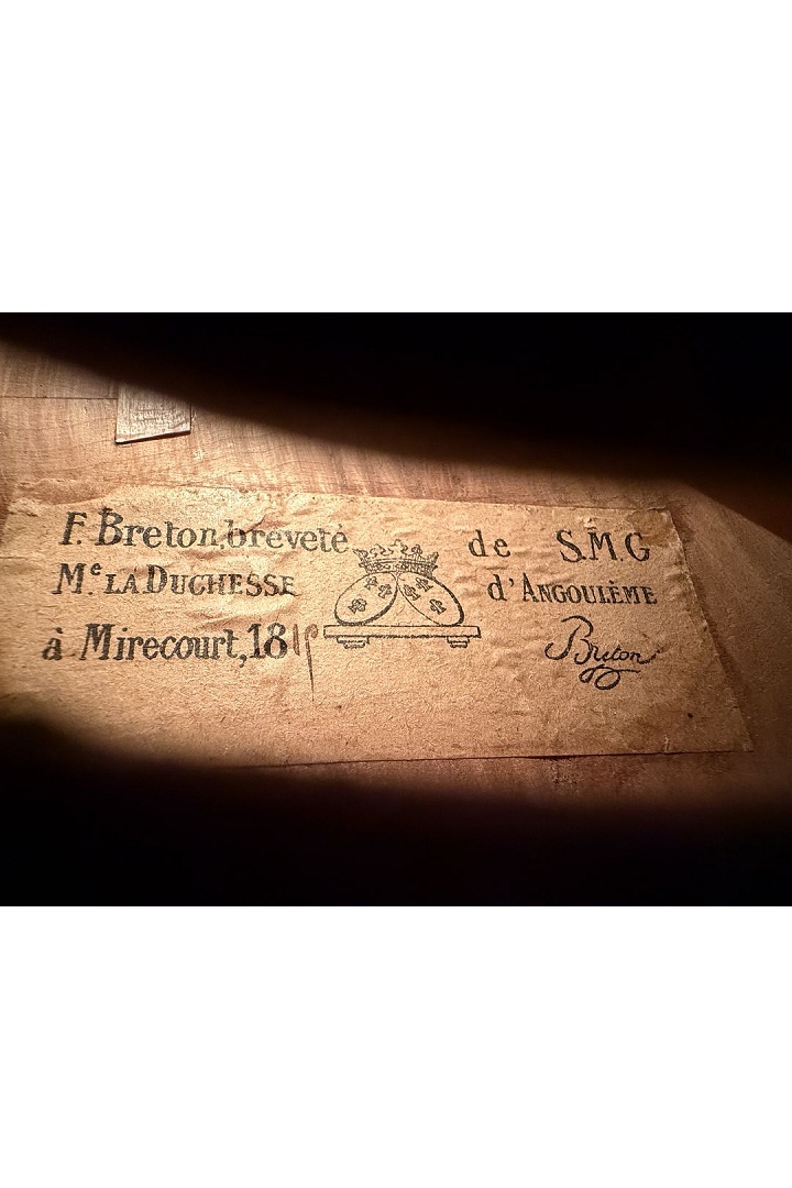 Breton Francoise - Mirecourt um 1830 - 3/4 Geige - G-091k